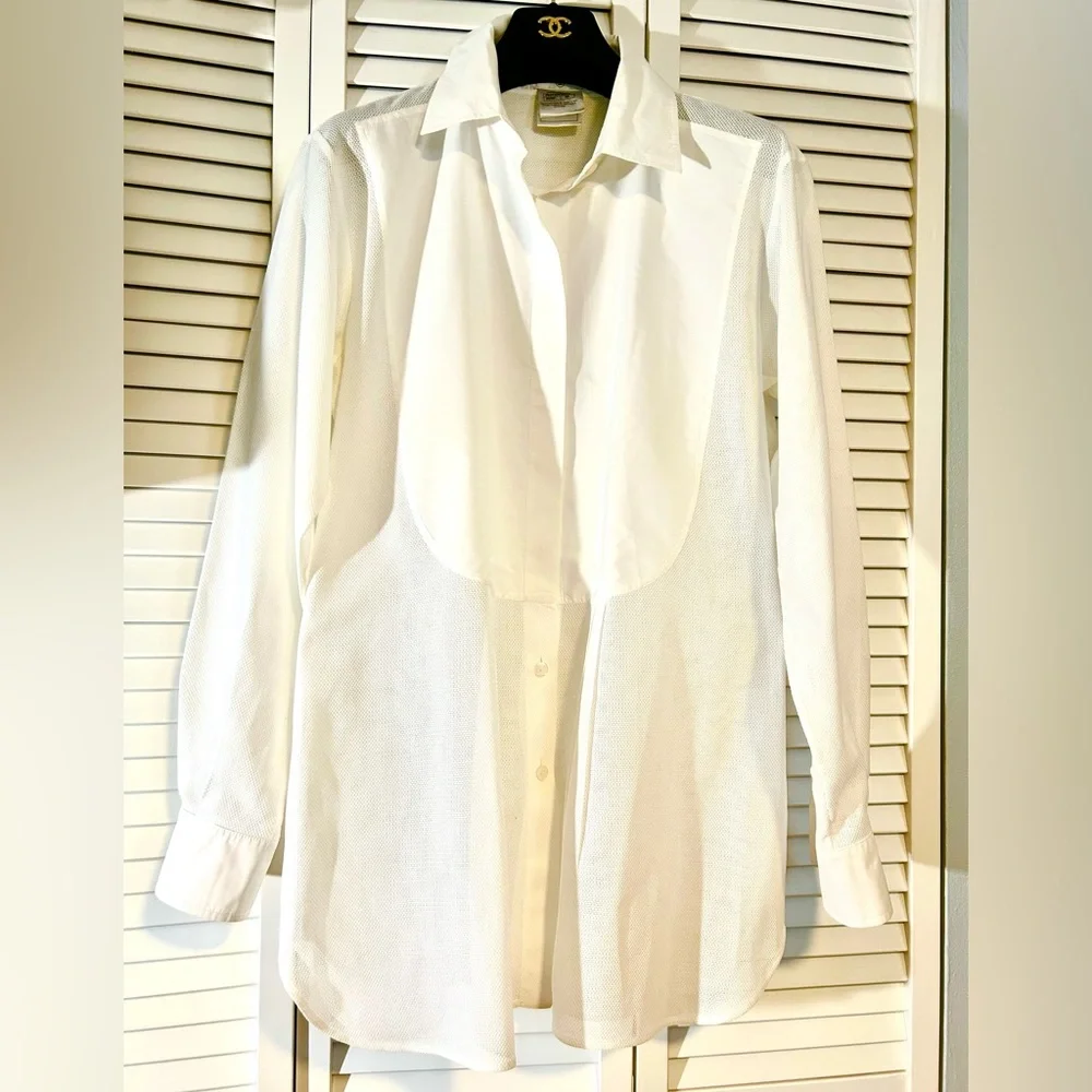 CHANEL White Women's Blouse - Picture 1 of 9